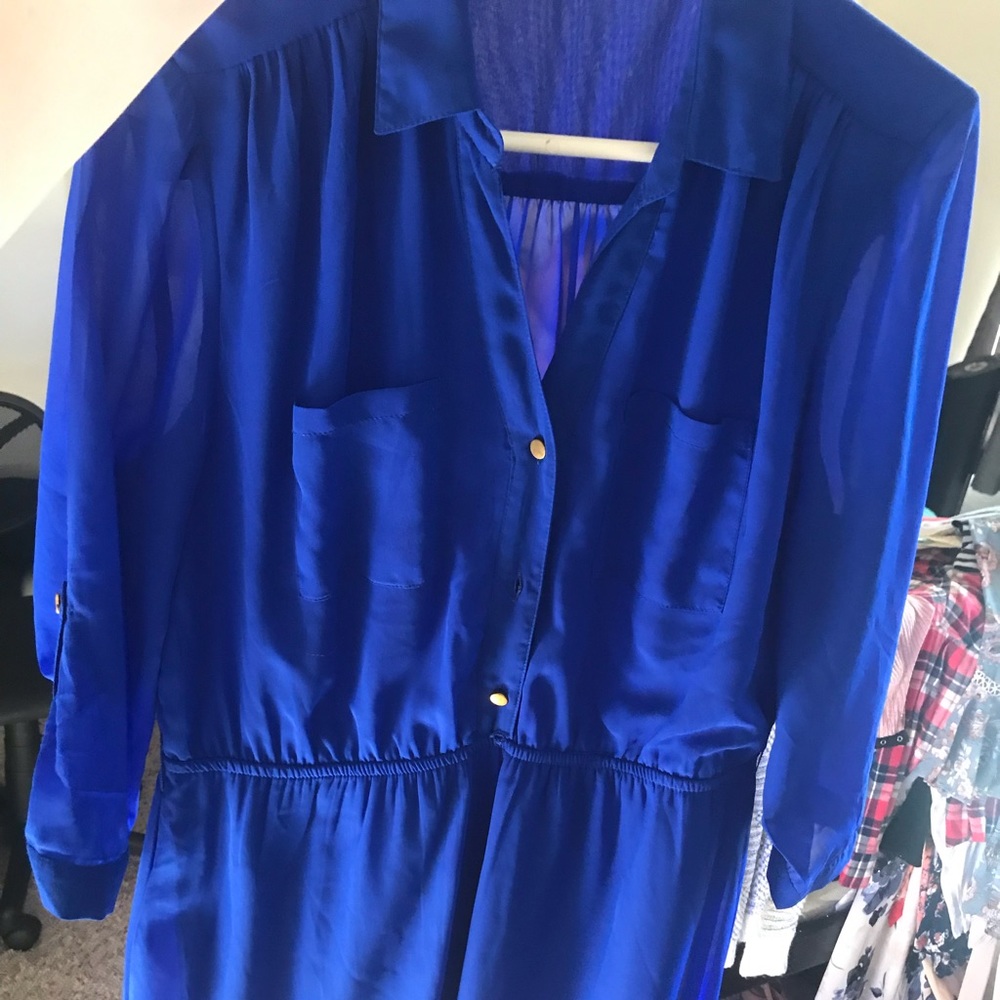 Blue dress